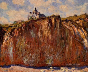  Iglesia Pintura al %C3%B3leo - La iglesia de Varengeville Claude Monet